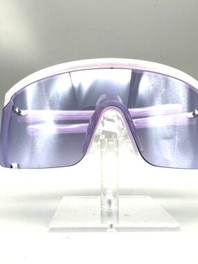 Steve Madden NS0921 Shield Sunglasses Lavender Purple Oversized Wrap 53621FSM500